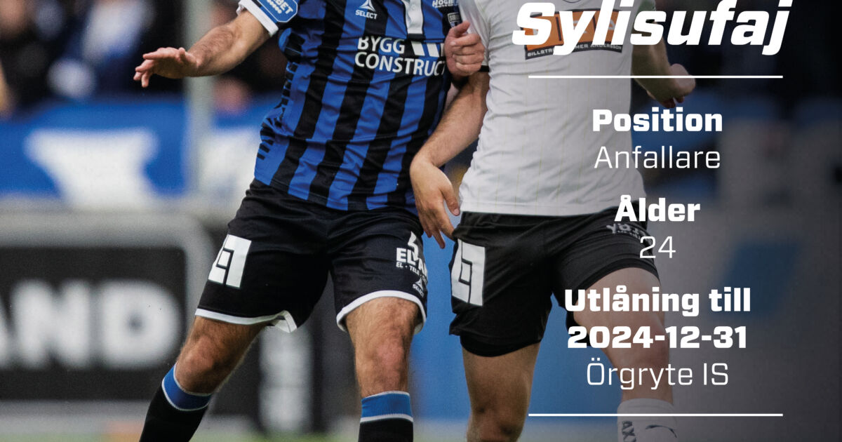 Sirius Fotboll: Edi Sylisufaj lånas ut till Örgryte IS