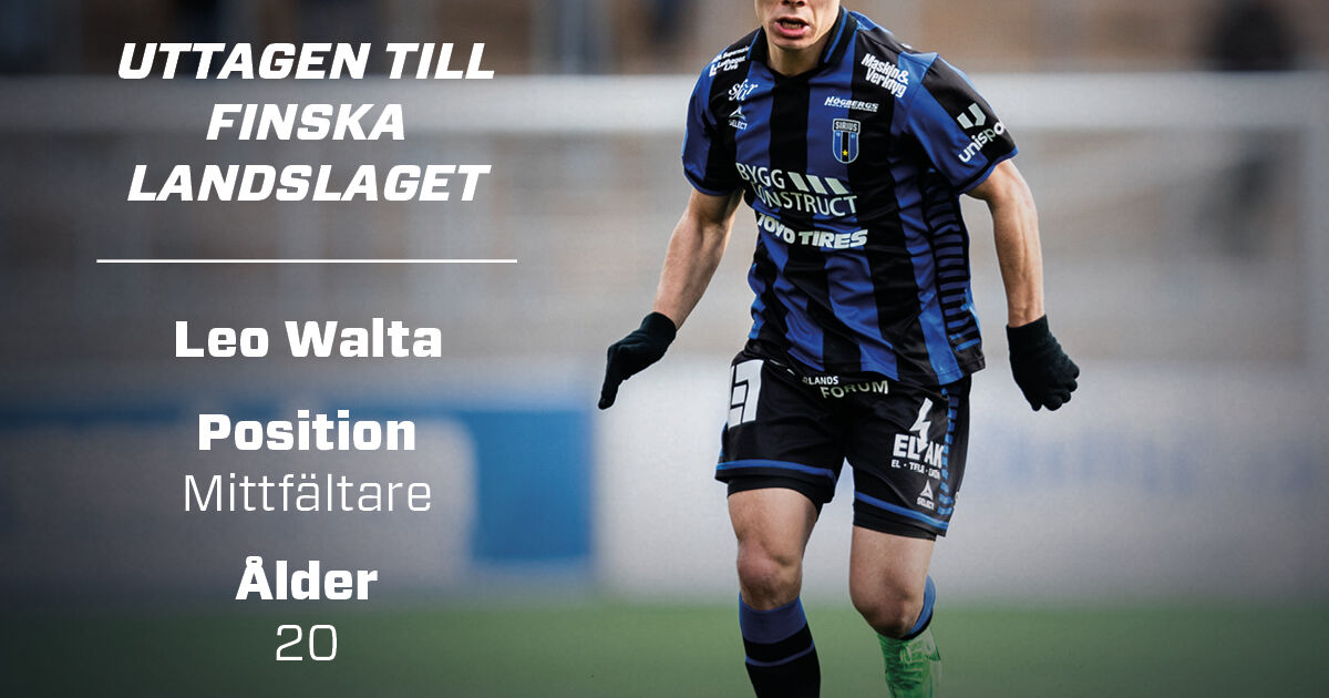 Leo Walta uttagen till det finska landslaget