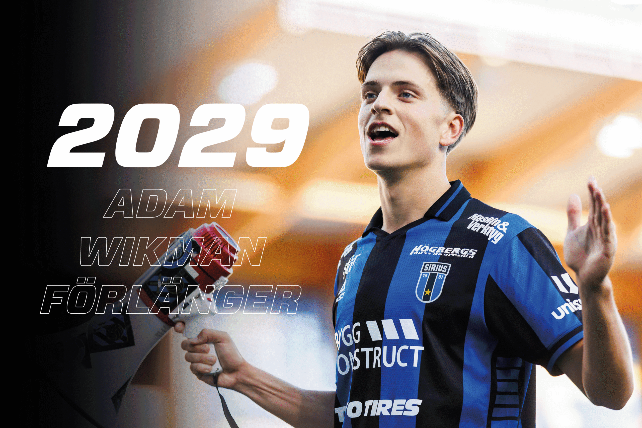 Adam Wikman förlänger sitt kontrakt med Sirius Fotboll - Sirius Fotboll